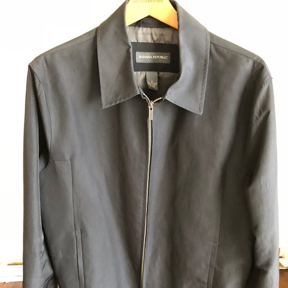 Banana Republic mens black jacket size M medium - Picture 4 of 5
